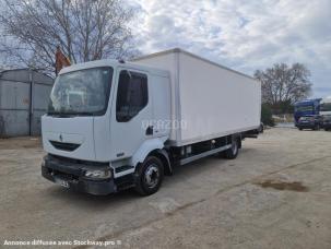 Fourgon avec parois et toit rigide Renault MIDLUM 220 DCI