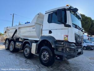 Benne basculante de chantier et de TP MAN TGS 41.510 BENNE