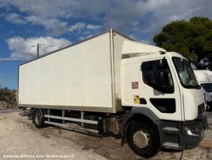 Fourgon avec parois et toit rigide Renault D 19 CAISSE 25m3 HAYON