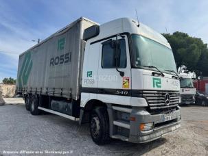 Savoyarde Mercedes 2540 RIDELLES PLATEAU RIDELLES BACHE HAYON