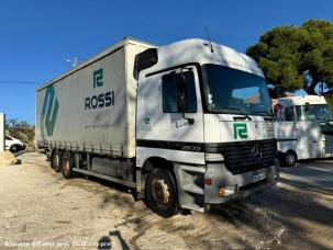 Savoyarde Mercedes ACTROS 2535 PLATEAU RIDELLE BACHE HAYON