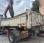 Benne basculante de chantier et de TP Mercedes AXOR 1828 BENNE GRUE FASSI