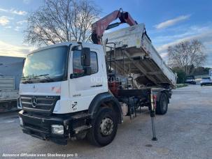 Benne basculante de chantier et de TP Mercedes 1828