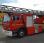 Fourgon bâché avec parois rigides Renault MIDLINER M230 TI  ÉCHELLE PIVOTANTE AUTOMATIQUE 30 mètres