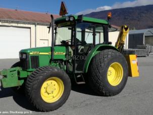 Micro tracteur JOHN DEERE TRACTEUR 5410 + EPAREUSE + FRAISE A NEIGE