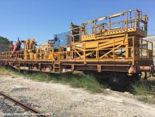 Matériel de chantier PVI Wagon dérouleur avec grue Parlfinger