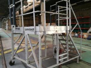 LOT DE 3 PLATEFORME D'ACCÈS 182305 / 182306 /182304