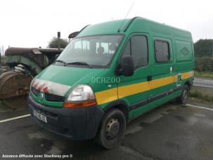 Fourgon avec parois et toit rigide RENAULT MASTER FG 100.35 DOUBLE CABINE 7 PLACES - 195 XQ 22