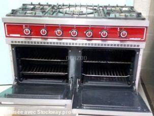 CUISINIÈRE PROFESSIONNELLE 2 FOURS - BON ÉTAT