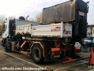 CAMION IVECO 4x2 BRAS GRUE MULTIBENNES "BENNE-CUVE SUR BERCE"& GRUE HIAB AX771XT (328006)