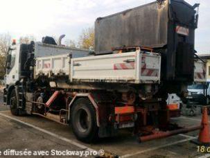  CAMION IVECO 4x2 BRAS GRUE MULTIBENNES &quot;BENNE-CUVE SUR BERCE"& GRUE HIAB AX771XT (328006)