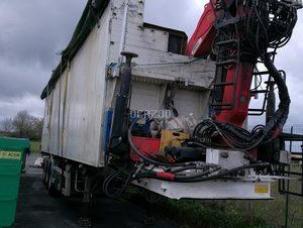 SEMI REMORQUE A FOND MOUVANT + GRUE GENERAL TRAILERS - CK014EK