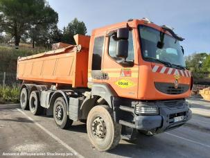 Benne basculante de chantier et de TP Renault Kerax