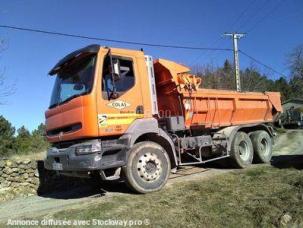 Benne basculante de chantier et de TP Renault KERAX380