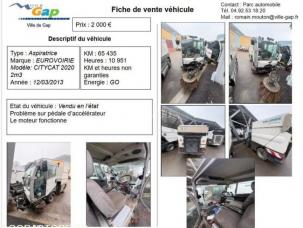 Voirie Eurovoirie CITYCAT 2020