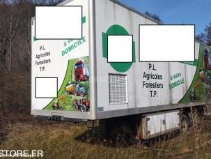 Fourgon avec parois et toit rigide nc