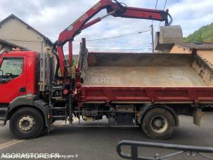Benne basculante de chantier et de TP Renault Kerax