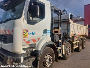 Benne basculante de chantier et de TP Renault Premium