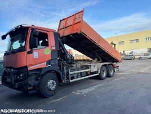 Benne basculante de chantier et de TP Renault C 430.26 6X4 K E6