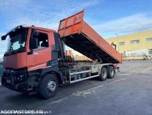 Benne basculante de chantier et de TP Renault C 430.26 6X4 K E6