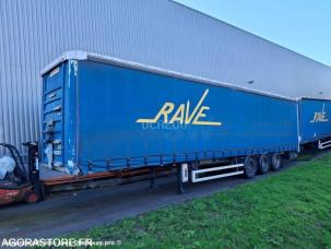 Carrosserie à parois latérales souples coulissantes (PLSC) Fruehauf TX34