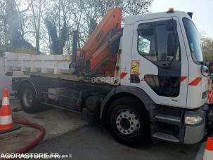 Benne basculante de chantier et de TP Renault Premium