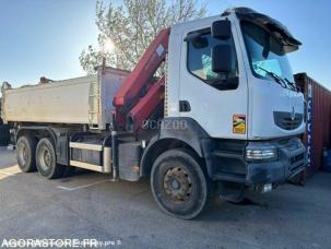 Benne basculante de chantier et de TP Renault Kerax