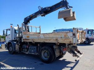 Benne basculante de chantier et de TP Mercedes 1833