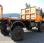 Benne basculante de chantier et de TP Mercedes UNIMOG 1700