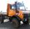 Benne basculante de chantier et de TP Mercedes UNIMOG 1700