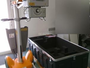 Mobile de radiologie portable et piable pour tout type de terrain