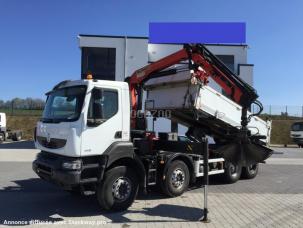 Benne basculante de chantier et de TP Renault Kerax