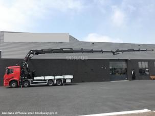 Plateau Mercedes-Benz arocs 3753 8x4 grue hiab  80tm avec jib