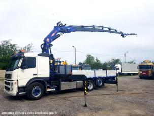 Plateau volvo 6x2 plateaux grue jib fm12 440