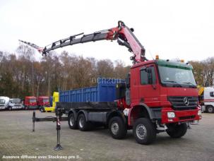 Benne basculante de chantier et de TP Mercedes Actros