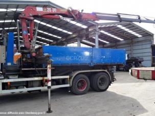 Benne amovible (à bras) grue hmf sur berce hmf