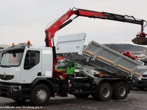 Benne basculante de chantier et de TP Renault Premium Lander