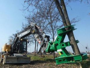 One-TP sécateur hydraulique d'abattage pour pelles 5-35 tonnes