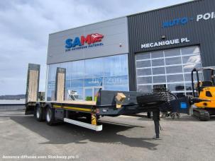 Porte-engins Invepe Porte engin 2 essieux basculante