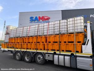 Citerne, cuve, tonne à eau Schütz             Cuves plastique grillagées + Bacs de rétention MANUTAN