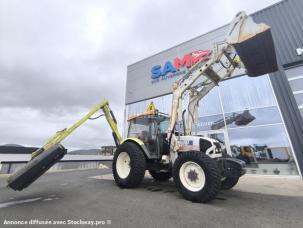 Tracteur agricole Renault T3592PB + Epareuse Serval