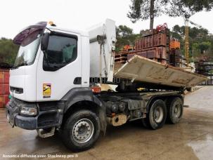 Benne basculante de chantier et de TP Renault KERAX 420