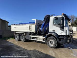Benne basculante de chantier et de TP Iveco 480 euro 6