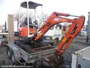 Mini-pelle Kubota Series U