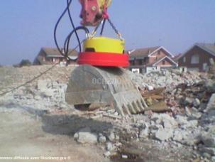  nc Electro-aimant hydraulique pour grue/pelle 6 à 90 tonnes