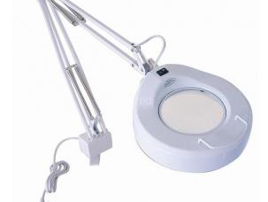 Lampe loupe en métal blanc.  Lot (10)