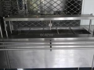 Meuble self présentoir inox Tournus Equipement 