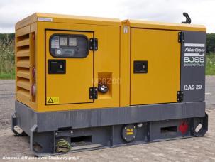 Groupe électrogène Atlas copco Copco QAS 20KVA SILENT (KUBOTA ENGINE)