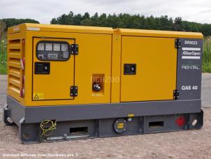 Groupe électrogène Atlas copco Copco QAS 40KVA SILENT (KUBOTA ENGINE)