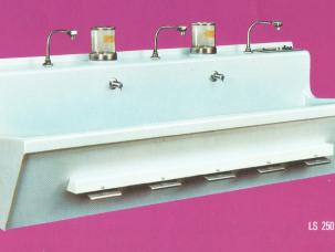 Lavabo aseptique HYCO 3 postes polyester